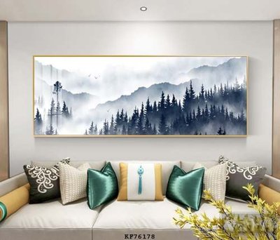 File tranh gốc PSD File tranh hiện đại pha lê gương KF76178 còn nguyên layer