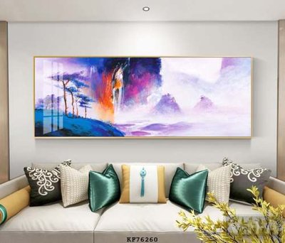 File gốc in ấn File tranh hiện đại pha lê gương KF76260 độ phân giải cao