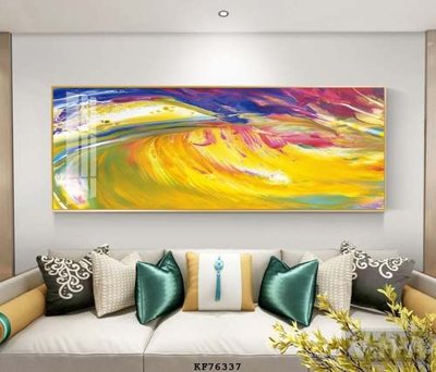 File gốc File tranh hiện đại pha lê gương KF76337 (in mica) làm quà tặng