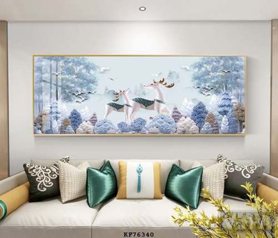 File gốc File tranh hiện đại pha lê gương KF76340 (trang trí) phòng trẻ em