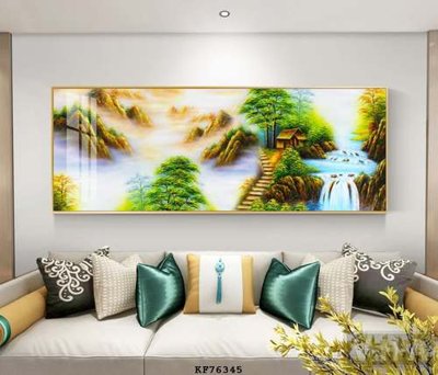 Tải file File tranh hiện đại pha lê gương KF76345 (PSD) cho in ấn quảng cáo