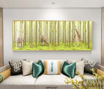 File ảnh File tranh hiện đại pha lê gương KF76347 (gốc) in Hiflex