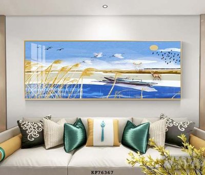 File tranh File tranh hiện đại pha lê gương KF76367 (bản gốc) treo tường