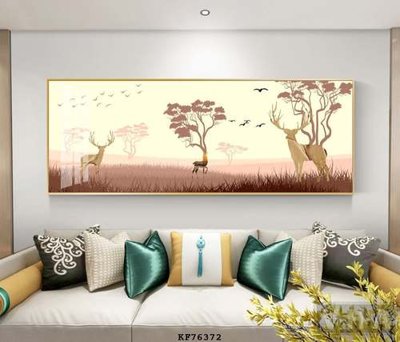 File in trần File tranh hiện đại pha lê gương KF76372 (file gốc) phong thủy