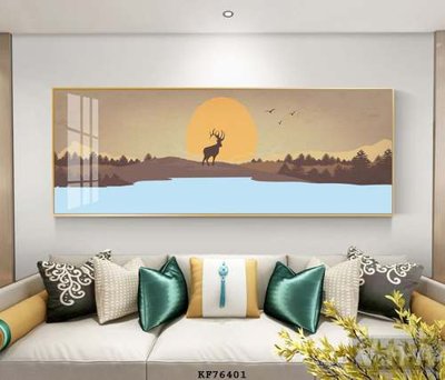 File gốc File tranh hiện đại pha lê gương KF76401 (phong cách) châu Âu