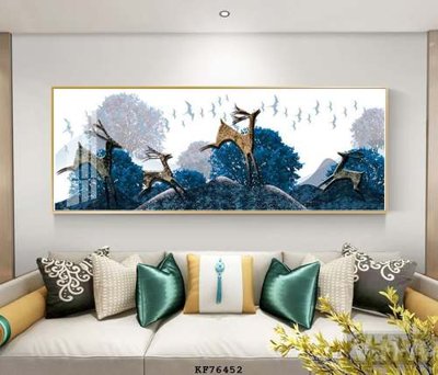 File gốc File tranh hiện đại pha lê gương KF76452 (in mica) trang trí