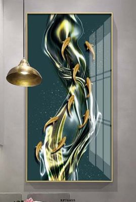 File ảnh gốc File tranh hiện đại pha lê gương KF76455 (chuyên in mica)