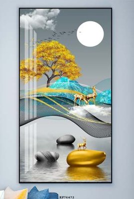 Mua file gốc File tranh hiện đại pha lê gương KF76472 (in ấn) tại Filetranh.com