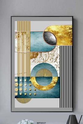 File gốc File tranh hiện đại pha lê gương KF76537 (cho in ấn) độc quyền