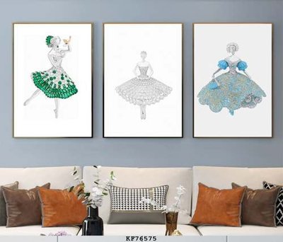 File in ấn File tranh hiện đại pha lê gương KF76575 (bản gốc) sắc nét