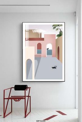 File gốc in mica File tranh hiện đại pha lê gương KF76620 chất lượng