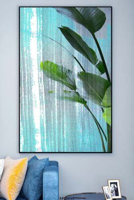 File gốc File tranh hiện đại pha lê gương KF76635 (trang trí) cho phòng khách