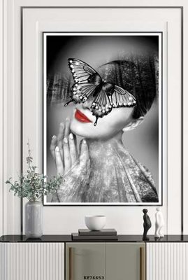 File gốc File tranh hiện đại pha lê gương KF76653 (dành cho quảng cáo)