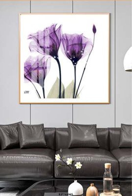 File in trần File tranh hiện đại pha lê gương KF76685 (bản gốc) mây trời