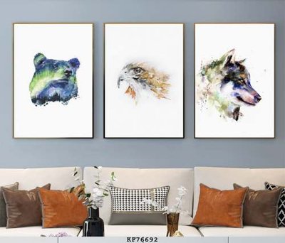 File in trần File tranh hiện đại pha lê gương KF76692 (bản gốc) mây trời