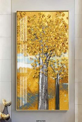 File gốc File tranh hiện đại pha lê gương KF76709 (PNG) không nền chất lượng