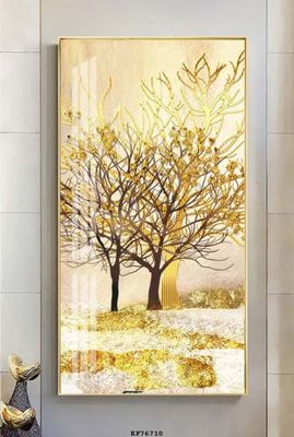 File ảnh File tranh hiện đại pha lê gương KF76710 (gốc) trang trí khách sạn