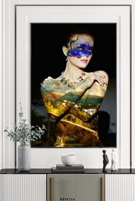 Download file File tranh hiện đại pha lê gương KF76714 (gốc) in mica bàn thờ