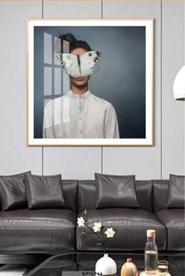 Download file gốc File tranh hiện đại pha lê gương KF76744 (in mica) trang trí