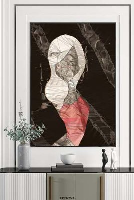 File tranh in tráng gương File tranh hiện đại pha lê gương KF76752 (siêu nét)