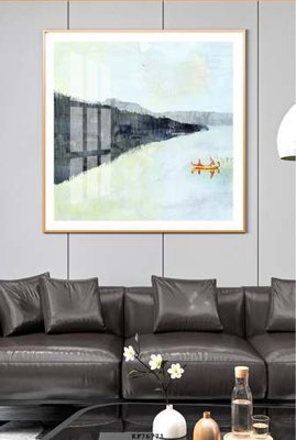 Ảnh gốc file in lụa File tranh hiện đại pha lê gương KF76771 chi tiết