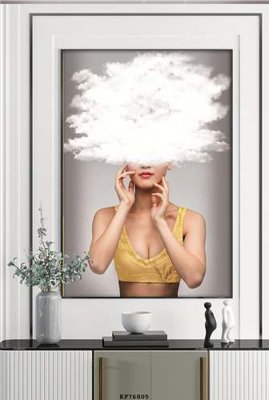 File tranh File tranh hiện đại pha lê gương KF76805 (ảnh gốc) in trần xuyên sáng