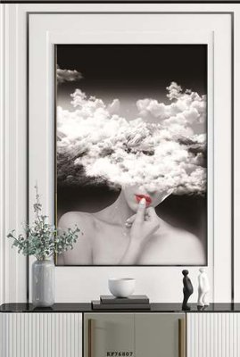 File PSD in ấn File tranh hiện đại pha lê gương KF76807 (chất lượng cao)