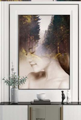 File in mica File tranh hiện đại pha lê gương KF76813 (bản gốc) sắc sảo