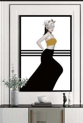 File gốc File tranh hiện đại pha lê gương KF76821 (dành cho trang trí nội thất)