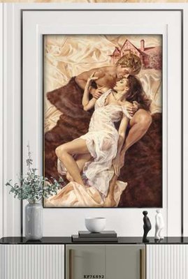 File ảnh File tranh hiện đại pha lê gương KF76892 (gốc) in decal dán tường