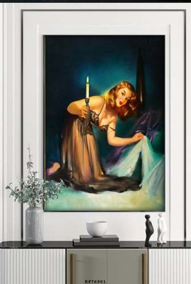 File in trần File tranh hiện đại pha lê gương KF76901 (bản gốc 3D) sống động