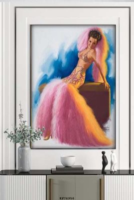 Download file gốc File tranh hiện đại pha lê gương KF76950 (in mica) 3D