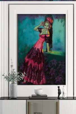 File tranh PSD File tranh hiện đại pha lê gương KF76961 chất lượng cao