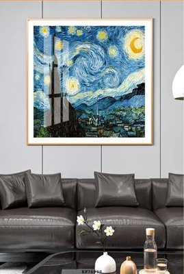 Chi tiết file gốc File tranh hiện đại pha lê gương KF76990 (cho in tráng gương)