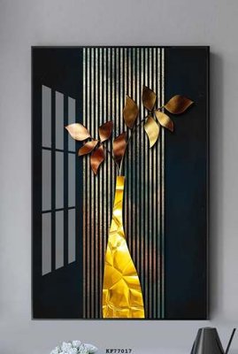 File PSD File tranh hiện đại pha lê gương KF77017 (gốc) cho designer