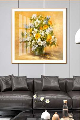 Ảnh gốc file in lụa File tranh hiện đại pha lê gương KF77029 chi tiết