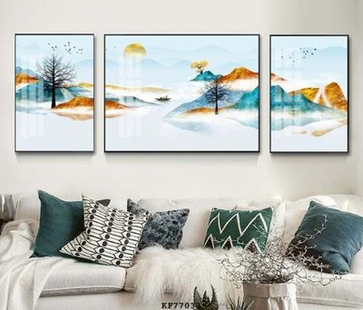 File tranh gốc PSD File tranh hiện đại pha lê gương KF77033 còn nguyên layer