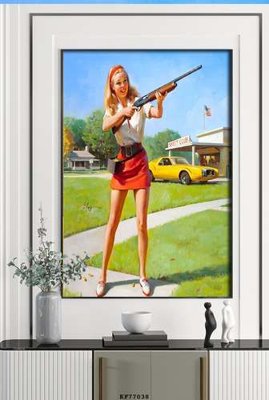 File gốc File tranh hiện đại pha lê gương KF77038 (in lụa) tranh mã đáo