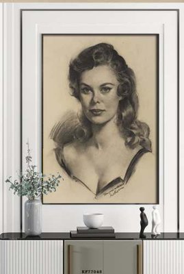 File in ấn File tranh hiện đại pha lê gương KF77048 chuyên nghiệp