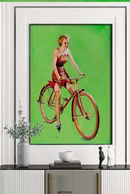 File ảnh File tranh hiện đại pha lê gương KF77055 (gốc) trang trí khách sạn