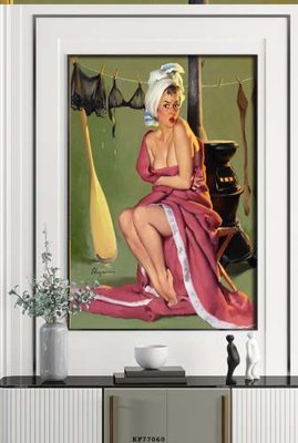 File gốc in mica File tranh hiện đại pha lê gương KF77060 chất lượng