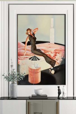 File tranh gốc File tranh hiện đại pha lê gương KF77116 (bản quyền) độc đáo