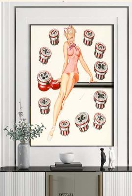 File ảnh File tranh hiện đại pha lê gương KF77121 (gốc) in quảng cáo ngoài trời