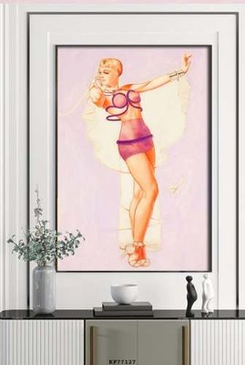 File gốc File tranh hiện đại pha lê gương KF77127 (in lụa) tranh thuận buồm