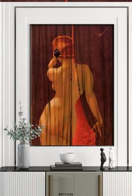 File PSD File tranh hiện đại pha lê gương KF77145 (gốc) nhiều lớp (multi-layer)