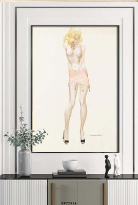 File ảnh File tranh hiện đại pha lê gương KF77214 (gốc) trang trí khách sạn