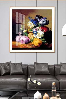 File PSD in ấn File tranh hiện đại pha lê gương KF77263 (chất lượng cao)