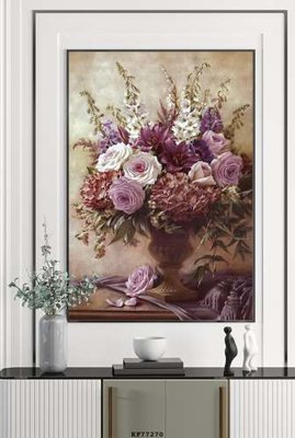 File tranh gốc File tranh hiện đại pha lê gương KF77270 (bản quyền) file PSD