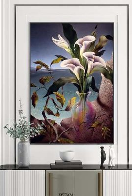 Tải file File tranh hiện đại pha lê gương KF77272 (gốc) chủ đề tôn giáo