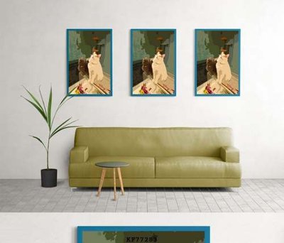 File tranh gốc File tranh hiện đại pha lê gương KF77283 (bản đẹp) độc quyền